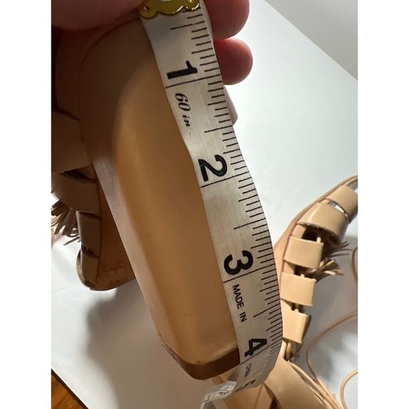 Loeffler Randall Tan Fringe Sandals - Picture 11 of 12